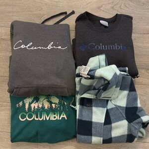 Bundle of Columbia Sweatshirts